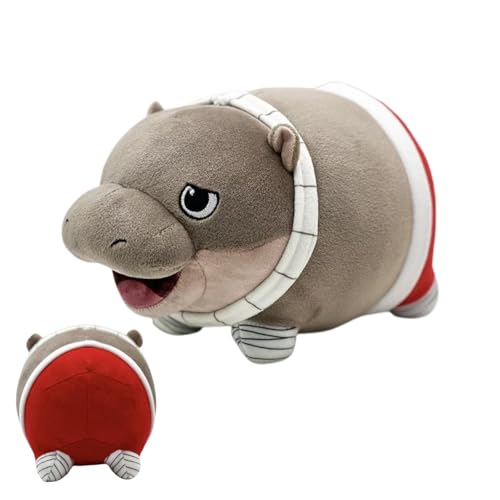 Hippopotame en peluche douce : le coussin idéal pour les siestes de vos enfants