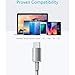 Anker Premium Nylon USB A to USB C Cable(2-Pack, 3ft), USB 2.0, Fast Charging USB C Cable for Samsung Galaxy S10 S10+ / Note 9, LG V30 and More(Silver)