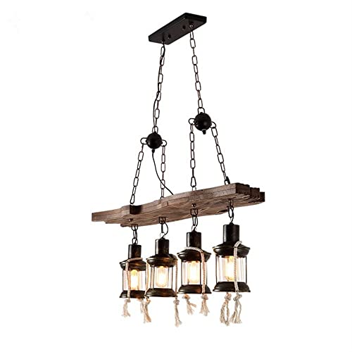 Abat-jour en verre et bois noble pour luminaire industriel d'entrée