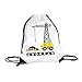 wolga-kreativ Turnbeutel Schuhbeutel Junge Baustelle Baukran Name Sportbeutel Schule Kindergarten Sportrucksack Stoffbeutel Stofftasche Schuhtasche Gym Bag Turnsack Kita Kinder mit Namen