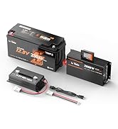 Amazon | LiTime 12V200Ah リン酸鉄リチウムイオンバッテリー 100Aの