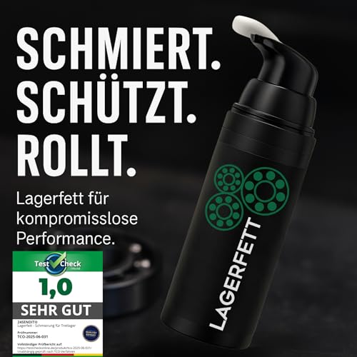 24SENDIT Carbonpaste & Lagerfett Set – Ideal für Montage & Wartung. Stoppt Knacken – garantiert Schmierung & Schutz. Für Fahrrad & E-Bike, 50g pro Pumpspender