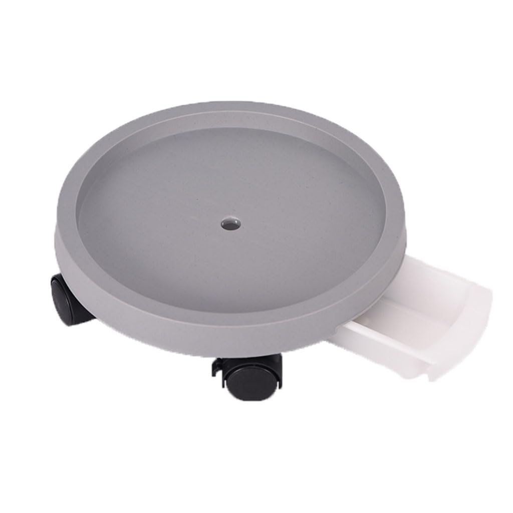 Chariot à plantes rond robuste pour déplacer facilement les gros pots lourds sans effort