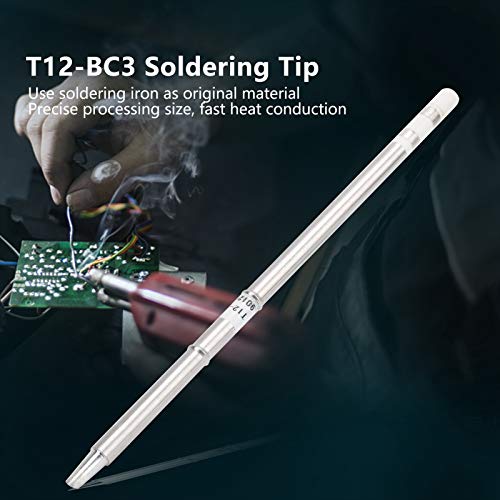 Image of Hilitand T12‑BC3 Soldering Tip Solder Iron Head Replacement Fast Heat Conduction Hardware Tool Electronic Solder Iron Accessories