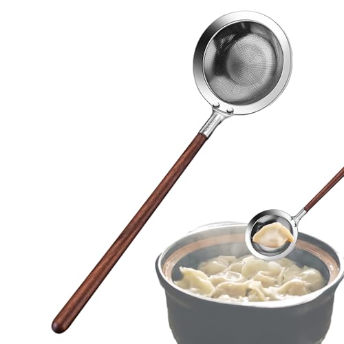 Fangssiy Cuchara Colador | Utensilios De Cocina De Malla,Espumadera,Para Servir Y Cocinar Grasa Caldo Hot Pot Leche De Soja Sopa Y Fideos