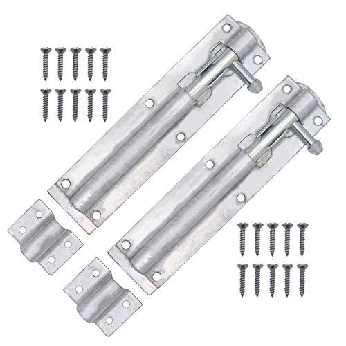 EAI Heavy Duty Tower Bolt, Galvanised, 6 Inch