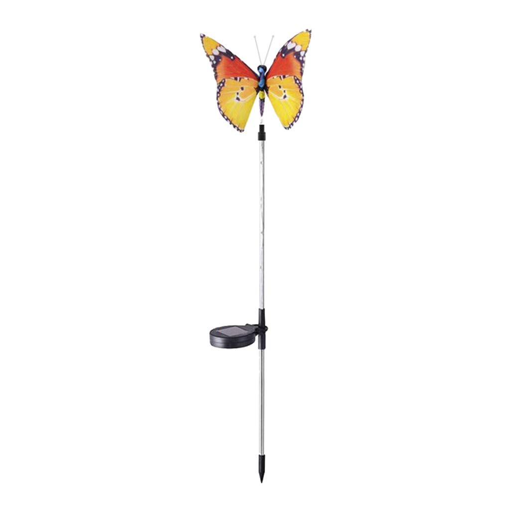 Solar Power Colorful Butterfly Stakes Led Light Lamp 7 Color Changing Yard Decor Patio Lawn Soil OrnamentCollectibles-image-44