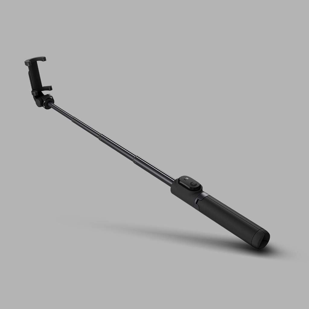 HBJWOV Mini Selfie Stick Tripod, Extendable Phone with Built-in Remote and Detachable Stand, for iOS Andriod