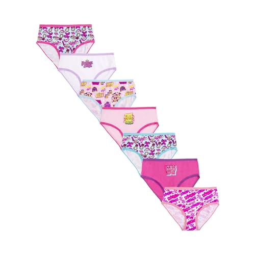 Handcraft Licensed Girls Underwear - Lay Lay 7-Pack Toddler/Little Kid/Big Kid Size Briefs Panties