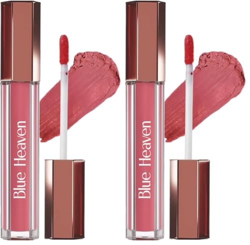 Image of Blue Heaven Roseate Lip Cream | Light Weight Mousse Texture | Hydrating & Plumping Liquid Lipstick for women | Enriched with Peptides, Hyaluronic Acid & Cocoa Butter | Ethereal Rose | 3.5ml