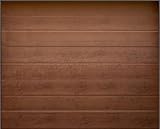 porte garage sectionnelle 3m Puerta de garaje seccional GM Portes - Porte de garage LINE Sectionnelle Premontée  Panneaux une ligne lisse bois clair  Moteur: Somfy 600io - Wifi - Inclus  200cm X 240cm  Brun - Finition lisse, 1 ligne