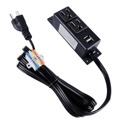 Gun Safe Accessory Electrical Power Outlet KitSekelo Safe Power Outlet Kit with USB for Interior Dehumidifiers and Lights UL Listed.