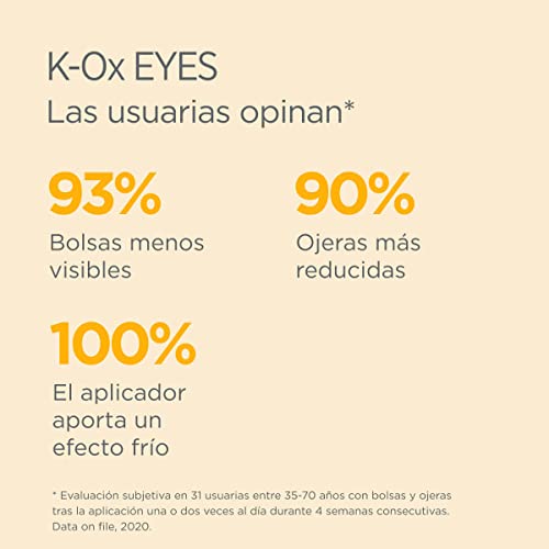 Miniatura 6 de Isdin Isdinceutics K-Ox Eyes, Crema Contorno De Ojos Para Bolsas Y Ojeras, Con Vitamina K-Óxido Y Ácido Hialurónico, 15 G