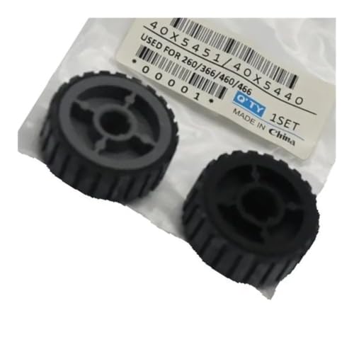 Pneu de rouleau de ramassage Lexmark X264 X363 d'alimentation papier d'imprimante - Lot de 5