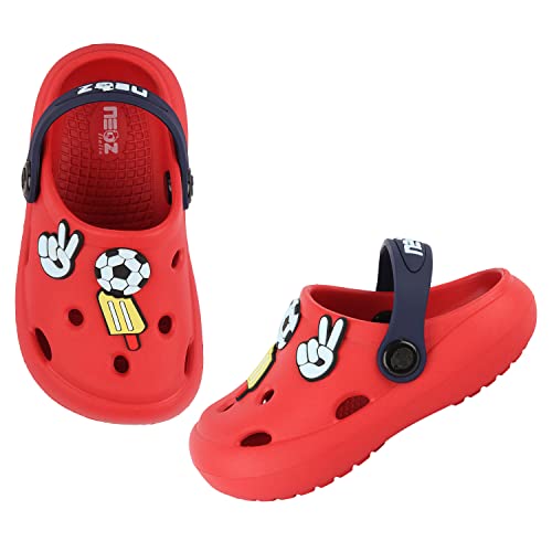 Image of NEOZ Casual Slingback Clogs for Kids with Soft Sole | Slip-On Breathable, Lightweight | Comfortable & Durable | Stylish Indoor & Outdoor Sandals Clogs for Kids