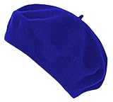 boina azul marino militar Talla única Van Der Rich ® - Boina de Mujer (Eléctrico, TU)