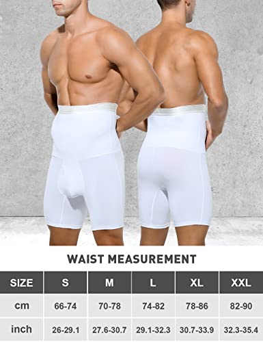 Men's Compression Shorts Boxer Tummy Control High Waist Slimming Shaperwear Pants4