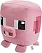 Minecraft Cuutopia 10-in Pig Plush Character, Soft Rounded Pillow Doll, Video Game-Inspired Collectible Toy Gift for Ages 3 Years & Older
