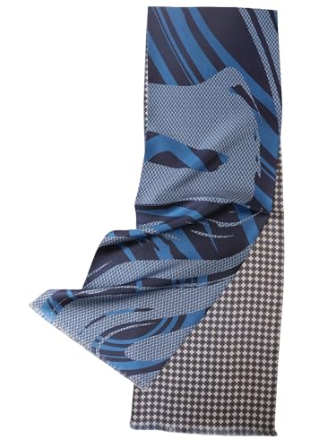 Bufanda de seda de Paisley de 2 capas confeccionada con tejido premium 5