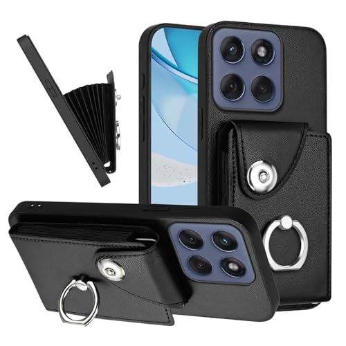 Étui Motorola Edge 60 Fusion portefeuille rabat similicuir et RFID