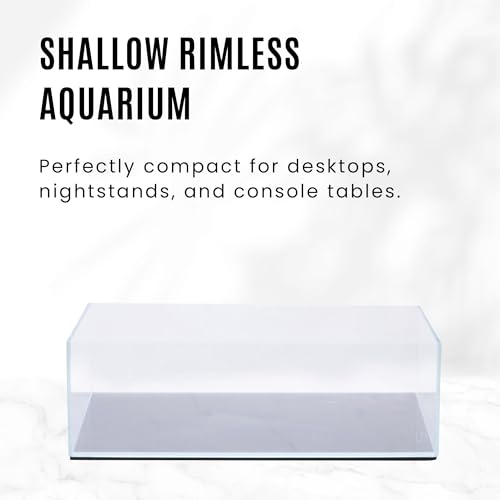 Image of UNS Ultra Clear Rimless Tank - 68.4GAL | 259.2L - 47.24x23.62x14.17 | 120x60x36 CM, 12mm Glass Thickness, Leveling Mat Included - Low Iron, High Clarity Fish Tank w / 45 Mitered Edge - [120S]