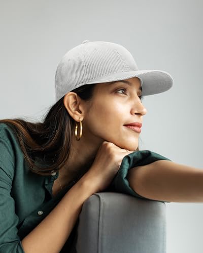 Image of WESTEND Corduroy Baseball Cap for Men and Women - Cool Weather Hats