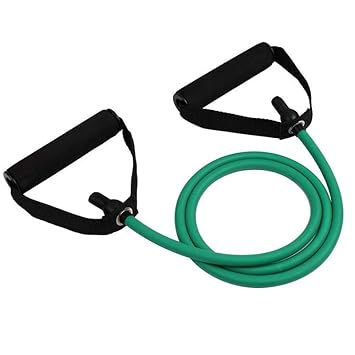 Single String Toning Resistance Tube Band with Adjustable Handle Workout, Exercise, Home Gym