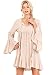 Sweet and Sassy! Bell Sleeve Babydoll Tunic or Dress Large Oatmeal