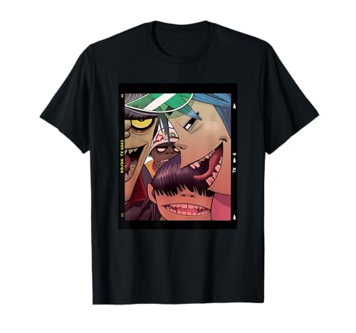 Gorillaz Polaroid Slide Camiseta