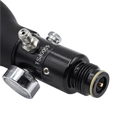 Válvula para botella de Co2 que soluciona las fugas y caídas de presión de 4500psi a 800psi 4