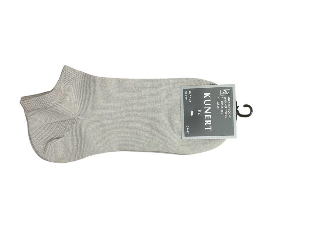 Kunert Women's Light-Grey Liz Antirutsch Sneaker Socks,
