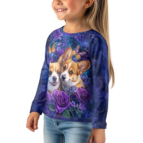Image of Uourmeti Teens Girls Long Sleeve T Shirts Fall Outfits Boys Active Sportswear Running Tops