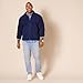 Amazon Essentials Men's Full-Zip Fleece Jacket (Available in Big & Tall), Navy, Large