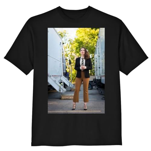 Hayley Atwell - Men's Premium Crewneck T-Shirt – Lightweight, Soft Cotton, Perfect Everyday Fit PIAP PDI711514, Black, Large