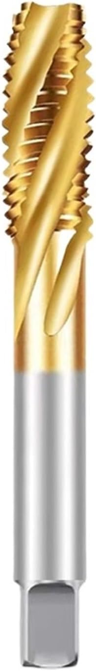 Right Hand Spiral Ti-Coated Thread Tap Spiral Machine Tap, Threading Drill M2 M2.5 M2.6 M2.8 M2.9 M3 M3.5 M4(M2.8 * 0.5)