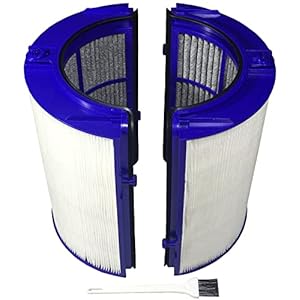 Comedes HEPA & actieve koolfilter voor Dyson luchtreiniger, luchtbevochtiger en ventilatorkachels zoals HP04, HP06, HP07, HP09, PH01, PH03, PH3A, PH04, TP04, TP06, TP07, TP09