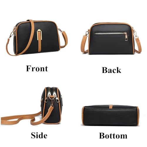 Crossbody Purse for Women, Leather Crossbody Bags Shoulder Bags Purses for Women4