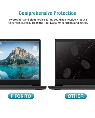 F Forito 2-Pack 14 inch Matte Anti Blue Light Laptop Screen Protector - Compatible with 14" Lenovo Slim 7i, Yoga 7i, Yoga 9i, Flex 5 - Eye Protection, Anti Glare