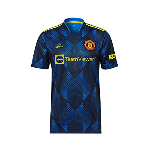 T-shirt adidas MUFC 3 JSY homme avec tissu léger en polyester recyclé