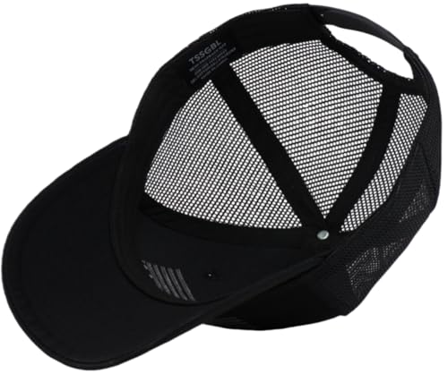 Image of TSSGBL USA Flag Trucker Hat - OSFM & XXL Big Head Fit, Adjustable Mesh Snapback American Patriotic Baseball Cap