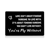 Husband Wallet Insert, Romantic Christmas Card Gift for Him Her, Boyfriend Fiance Anniversary Card...