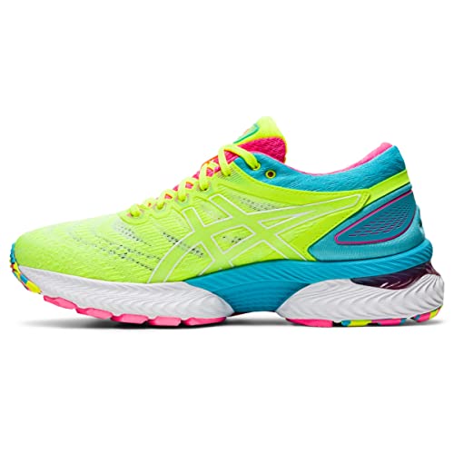 ASICS Women's Gel-Nimbus 22 Running Shoes, 8.5, Safety Yellow/Safety Yellow