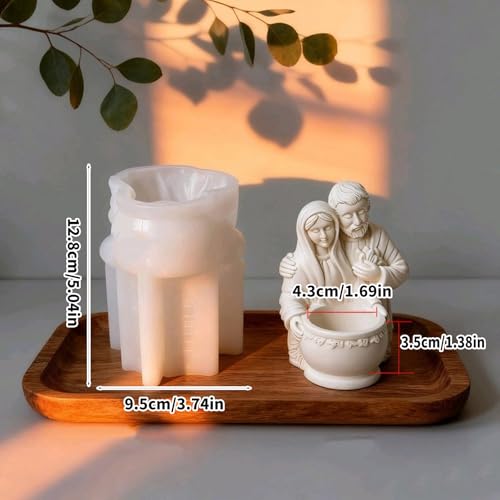 Moule en silicone statue prêtre pour moulage résine haute précision