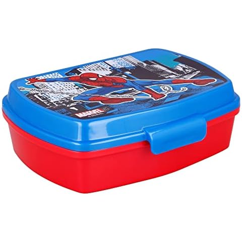 Fiambrera rectangular Spiderman para niños Cover