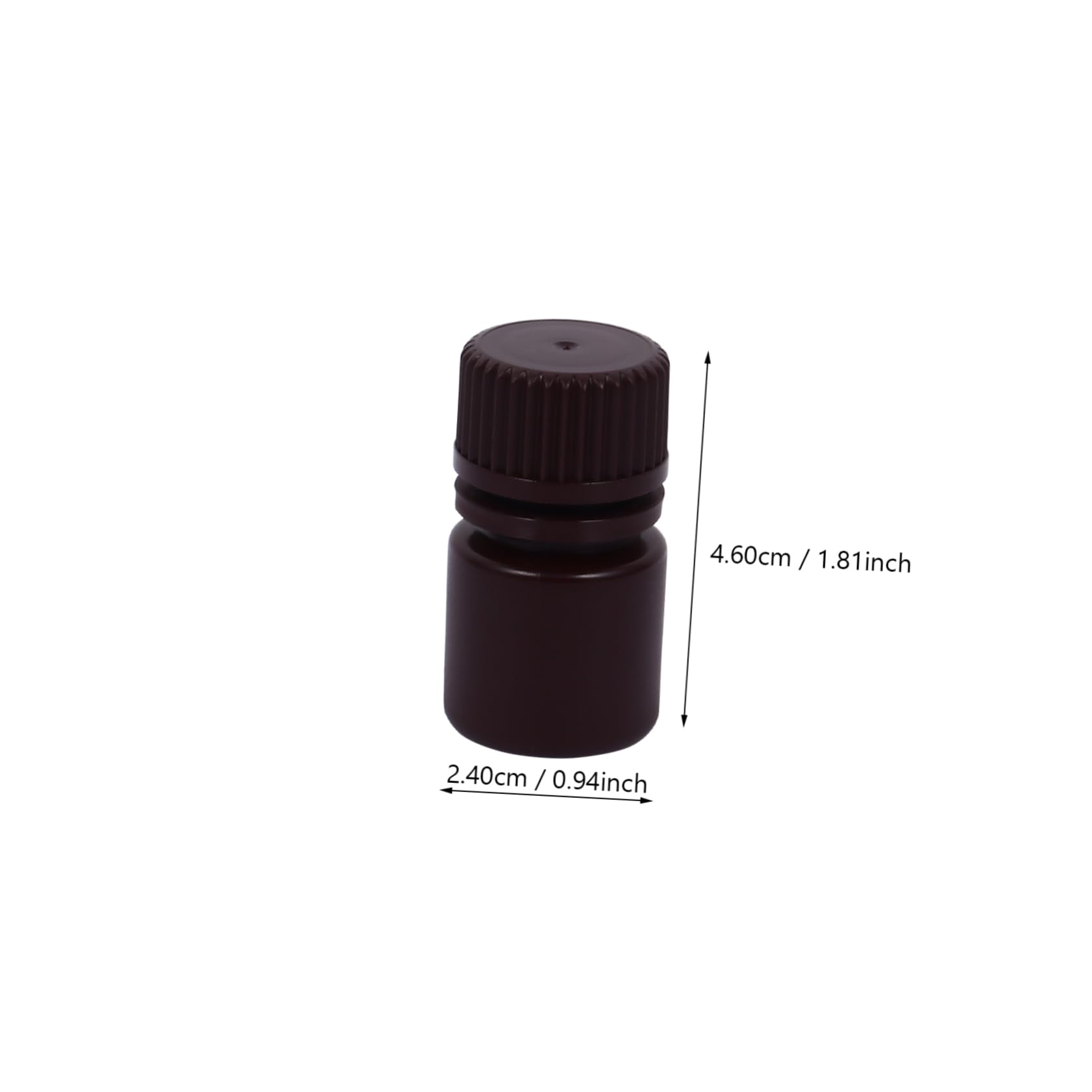 Alipis 20pcs Plastic Bottles with Lid Empty Containers for Laboratory Use Lightweight and Easy to Clean for Diagnostics and Purification Processes