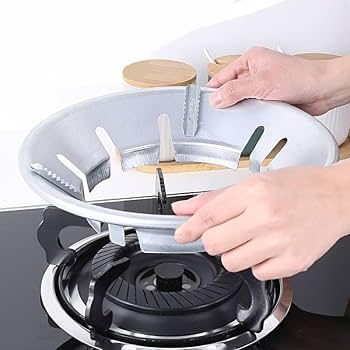Heavy Duty Stainless Steel Gas Saver Burner Stand | Gas Chulha Support Jali Ring | Fire & Windproof Energy Saving Gas Stand for Indian Kitchen | Universal Round Burner Stand (Pack of 1)
