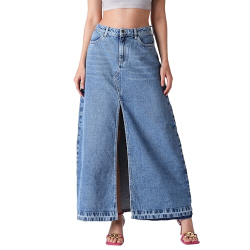 Image of Globus Women Skirt (3641801001 Light Blue 34)