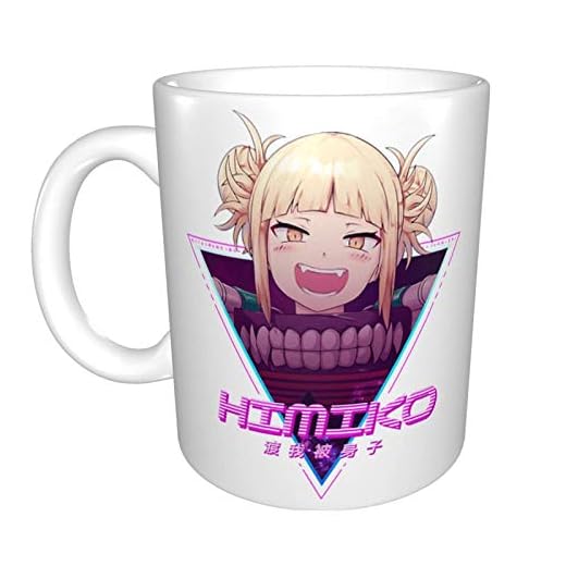 NA Boku No Hero Academia (Himiko Toga Aesthetic) unik rolig keramisk kaffekopp hemmakontor kaffe-temugg för nyhet festivalgåva