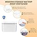 Laundry Pod Container, laundry pod holder with Lid, Sealed and automatic pop-up, Large Capacity Holds 115 Laundry Pods for Laundry Room Organization Laundry & Dishwasher Pod Laundry Container