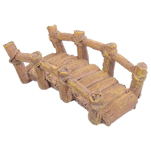 ibasenice Pont De Jardin Modèle Résine Décoration Étang Pont pour Aménagement Paysager Accessoire De Table De Sable